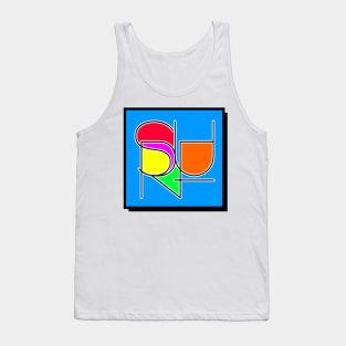 Surf Abstract Tank Top